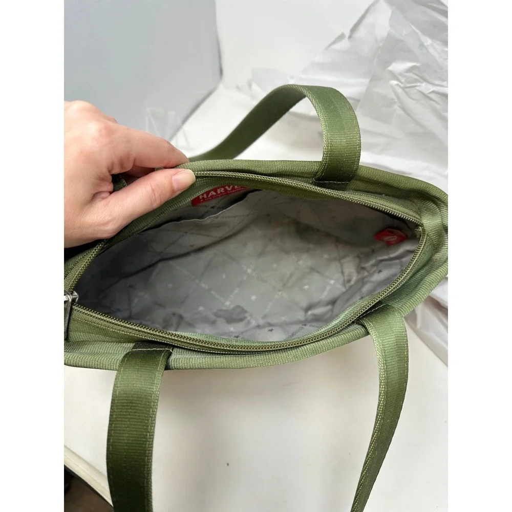 Harveys Original Y2K Double Strap Shoulder Seat Belt Bag Green